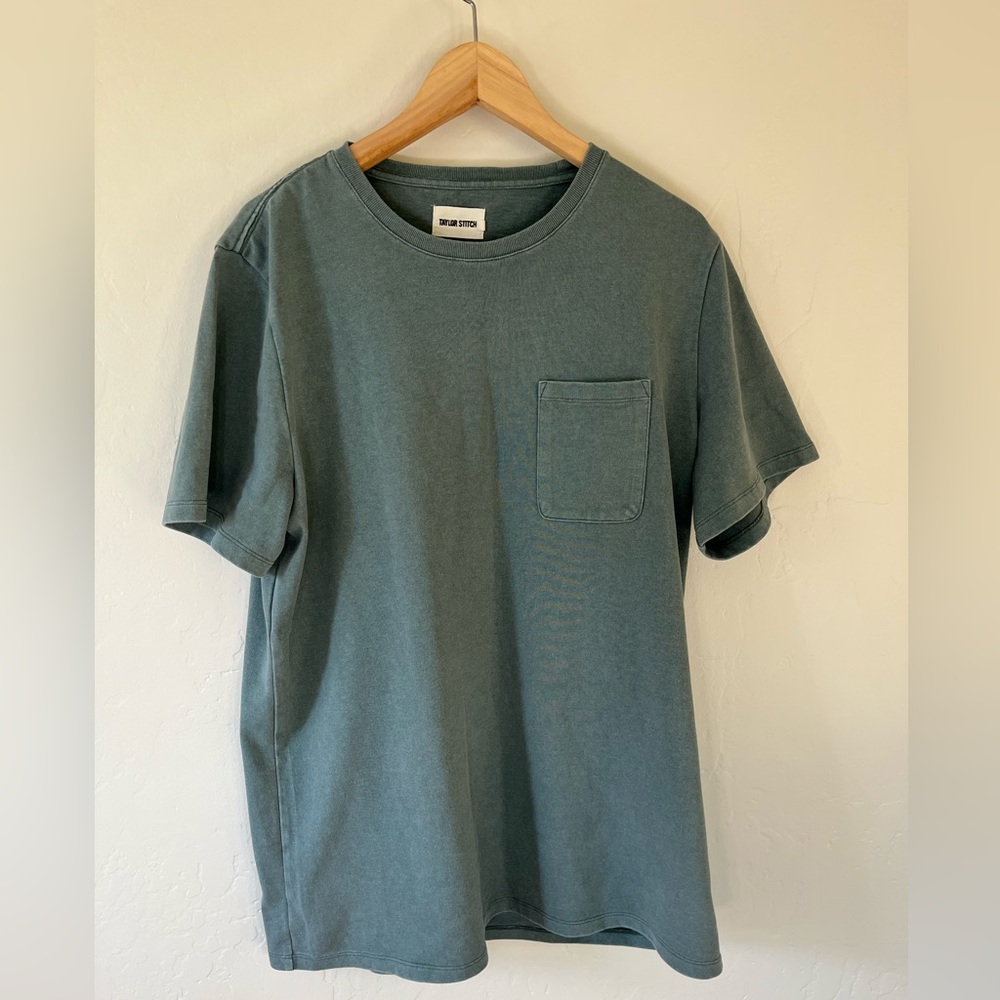 Taylor Stitch - The Heavy Bag Tee in Teal